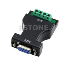RS-232 RS232 to RS-485 RS485 Interface Serial Adapter Converter New