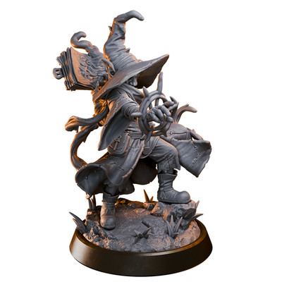 Goblin Wizard   32mm Resin Miniature | D&D 3D Printed Fantasy Figure