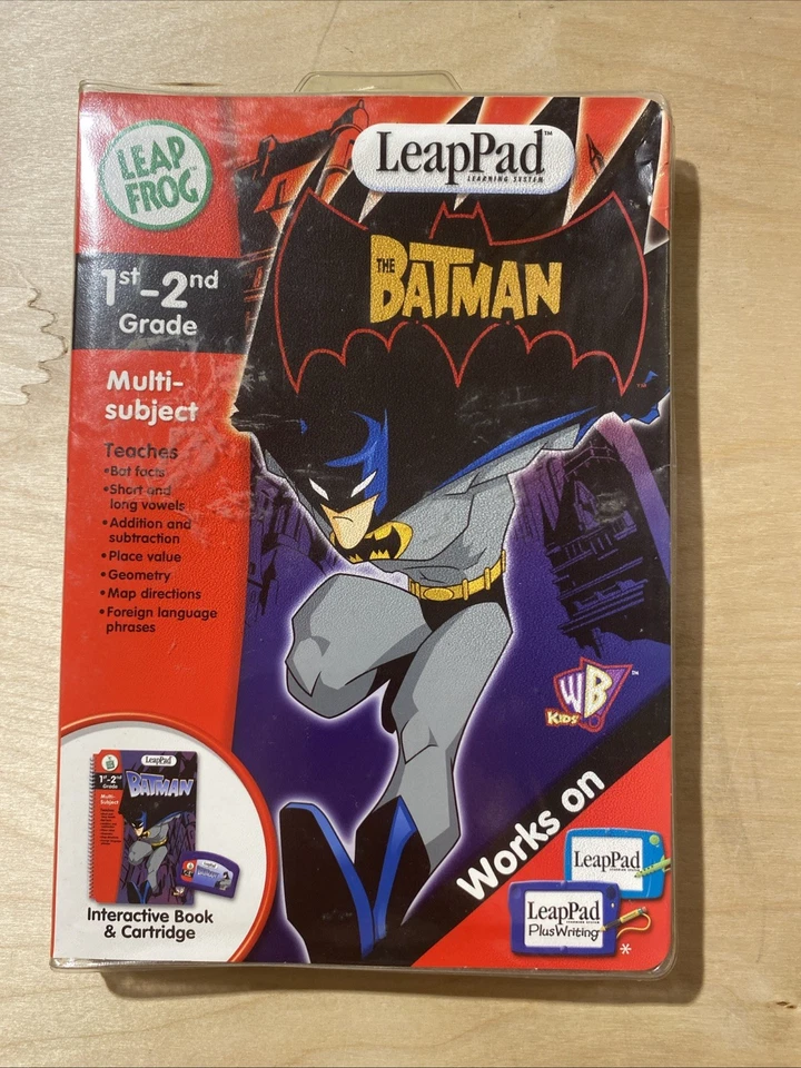 Leap Frog LeapPad The Batman 1st - 2nd Grade Multi-Subject Book & Cartridge MZ - Image 3 of 4