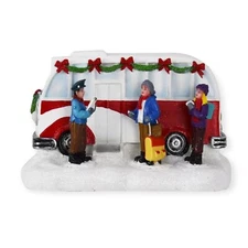 NEW St Nicholas Square Christmas Village Bus Brand New In Box 2023
