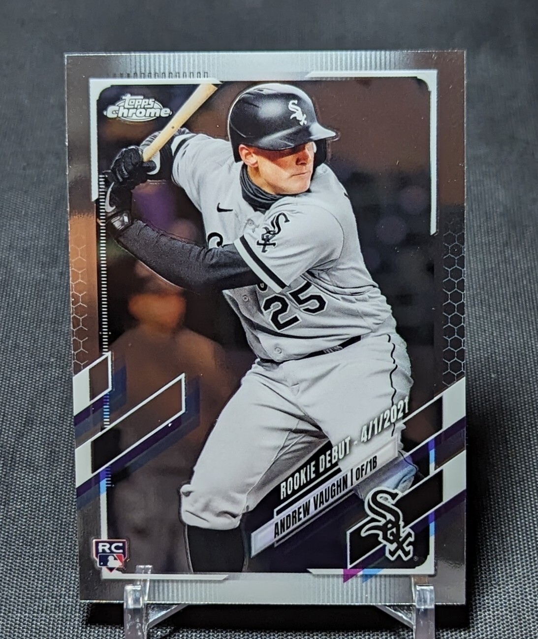 Andrew Vaughn Debut Rookie RC 2021 Topps Chrome Update Card #USC19 White Sox