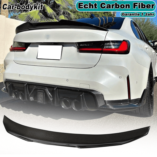 Alerón trasero de carbono REAL alerón borde de demolición labio para BMW G20 320i M340i G80 M3  - Imagen 1 de 15