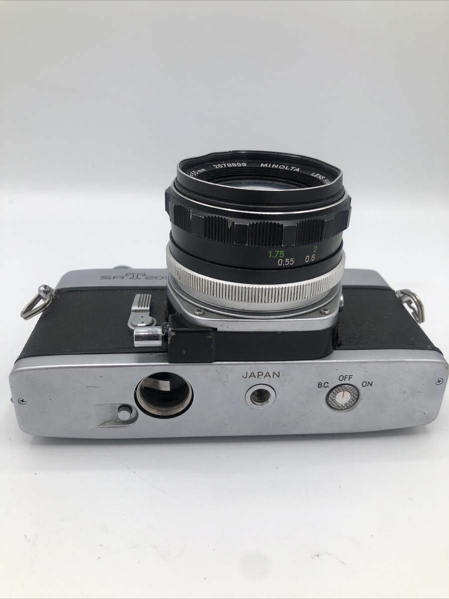 Minolta SRT-201 w 55mm 1.7 Rokkor Lens - 35mm Film Camera - Tested