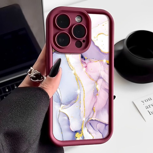 Phone Case For iPhone 16 Pro Max 15 14 13 12 11 16E Shockproof Marble TPU Cover - 第 18/20 張圖片