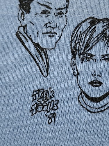 STAR TREK T SHIRT Vintage SEATREK Cruise CAST MEET 1989 S - Picture 5 of 9