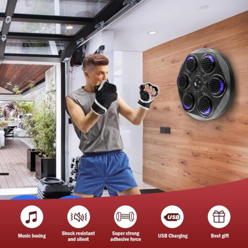 Bluetooth Music Boxing Machine Smart Punching Boxing Game Training Equipment Kit - Picture 7 of 12