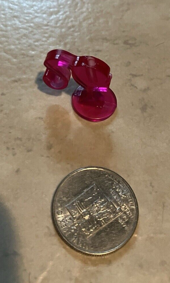 Barbie doll toothbrush holder silhouette pink ponytail logo DREAM HOUSE accessor