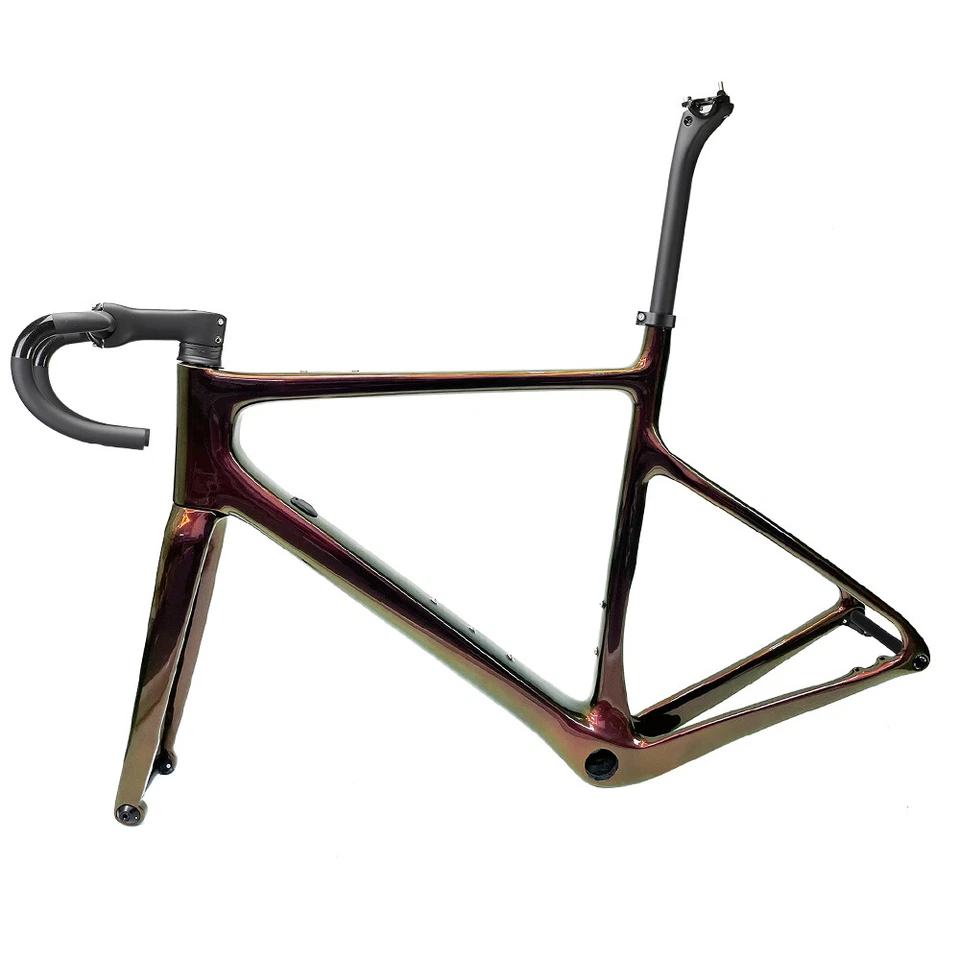 AIRWOLF T1100 Carbon Gravel Rahmen 700x40c Cyclocrossrad Rennrad Fahrrad - Bild 3 von 4