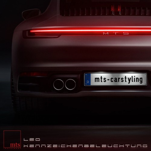 LED Kennzeichenbeleuchtung Leuchte Audi A3 A4 Avant A5 Cabrio A6 A8 Q7 S RS - Bild 2 von 5