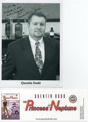 QUENTIN DODD - Signiertes 7x5 Foto - AUTOR - DIE PRINZESSIN VON NEPTUN