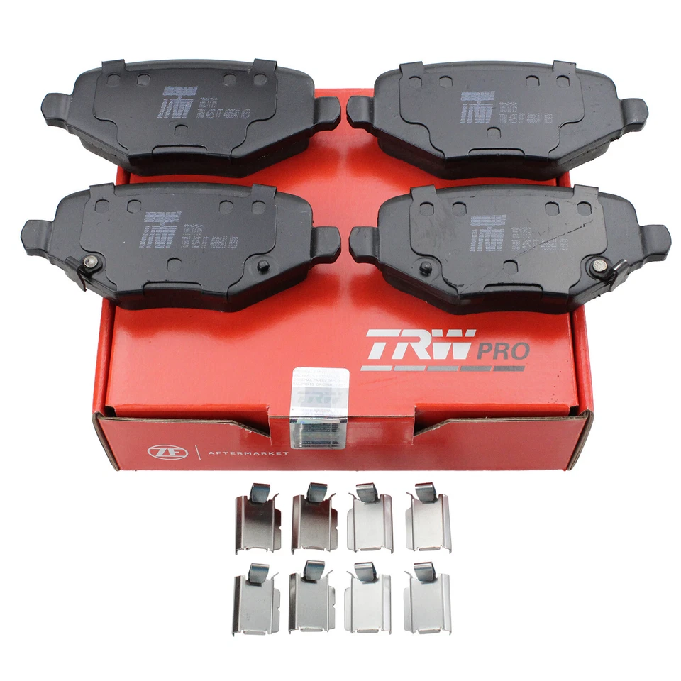 TRW Pro Rear Ceramic Brake Pad Set For Chrysler Dodge Journey Ram C/V VW Routan - Image 4 of 4