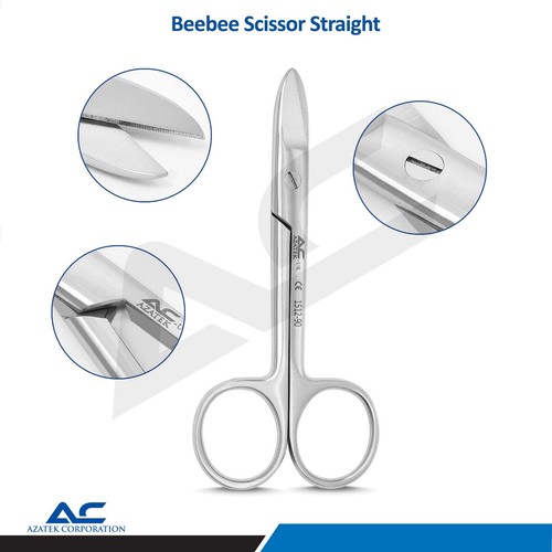 Azatek Bee Bee Crown Scissor Dental Surgical Instruments Operating Scissors - Picture 2 of 5