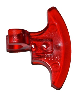 ☀️NEW Lego Weapon Trans RED AXE BLADE Castle Skeleton Ninja