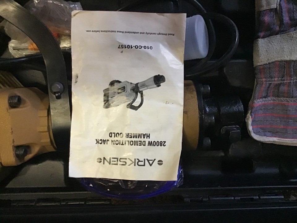 ARKSEN 2800W Electric Demolition Jack Hammer Heavy Duty Concrete