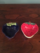 Houston Harvest Gift Products Strawberry & Grape Bowls