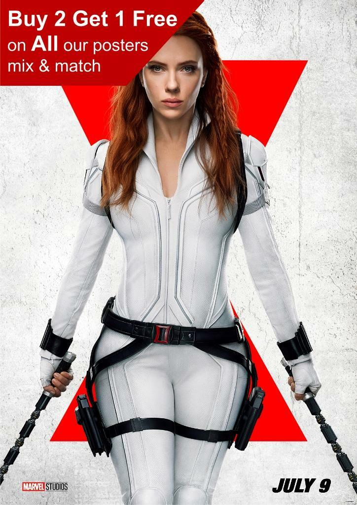 Black Widow (White Suit) 2021 Teaser Poster A5 A4 A3 A2 A1 | eBay