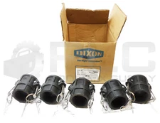 NEW BOX OF 5 DIXON PPD200 2" PP FEMALE COUPLER X FEMALE NPT
