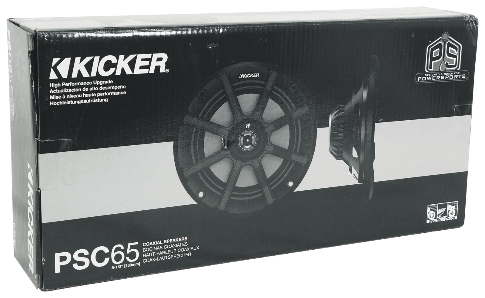 2 Колонки KICKER 51PSC654 65 мощностью 120 Вт для мотоцикловквадроцикловUTV PSC65 Домашний динамик