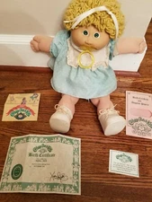 1980's Cabbage Patch Doll "Mira Dee" plus birth certificate