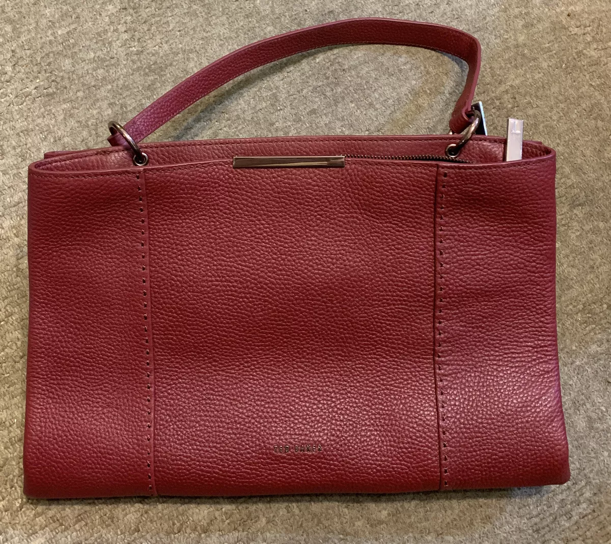 New Genuine Ted Baker Camieli Large Leather Tote Shoulder Bag