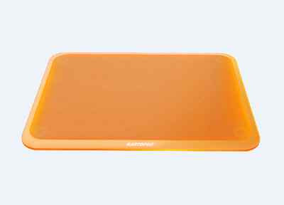 Rantopad ICE+ Plus Acrylic Gaming Mousepad Silicone Feet for Computer Orange +