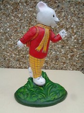 Rupert the Bear collectable Metal  figure of Rupert bear Door Stop     #vo