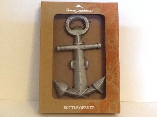 TOMMY BAHAMA HEAVY RUSTIC METAL ANCHOR NAUTICAL BOTTLE OPENER BEACH HOUSE SEA - Picture 4 of 4