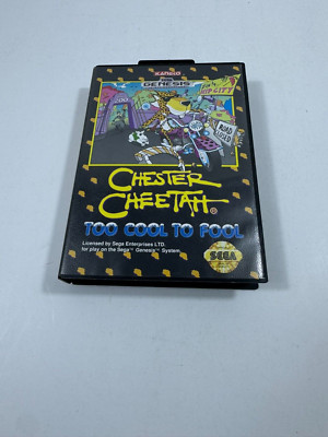 Chester Cheetah Too Cool to Fool Sega Genesis 1992 Manual