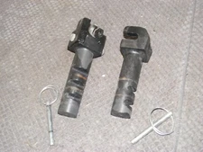 PRIDE JAZZY 1113 & MORE MOBILITY CHAIR SEAT POST FRONT/BACK W/LOCK PINS*GENUINE