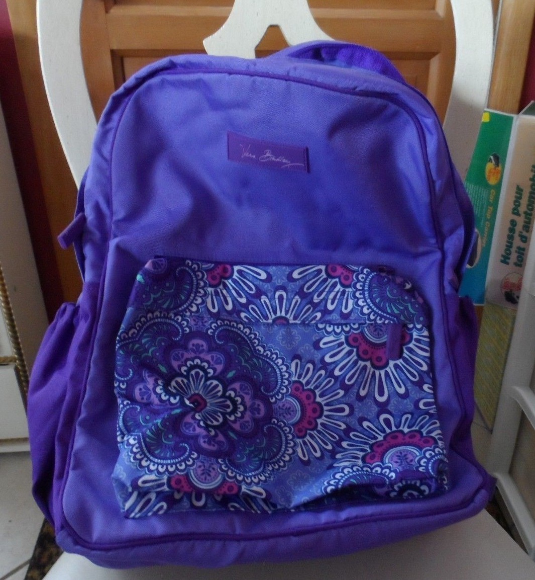 Vera Bradley LIGHTEN UP LARGE COLORBLOCK BACKPACK LILAC  display picture 1