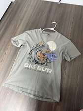 Abercrombie Fitch Soft A&F Essentials Tee Big Sur Graphic Shirt - Small