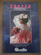 Zapf Creation Puppen Galerie Quelle Katalog 1996 Baby Puppen Sammler Selten