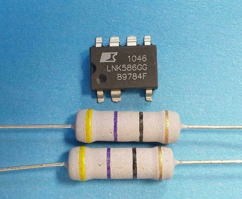 LNK586GG + 2 Widerstand 47 Ohm, 3 Watt-Reparaturset für verschiedene Hersteller