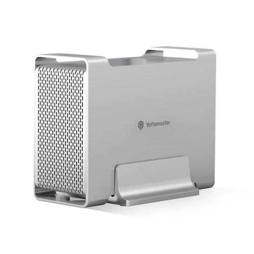 2 Bay RAID Hard Drive Enclosure USB3.1 Gen2 For 3.5" SATA HDD 32TB Aluminum