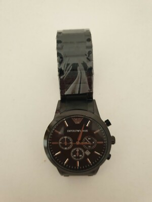 Armani Watch Men's Casual Steel Band Watch Black Ar2453
