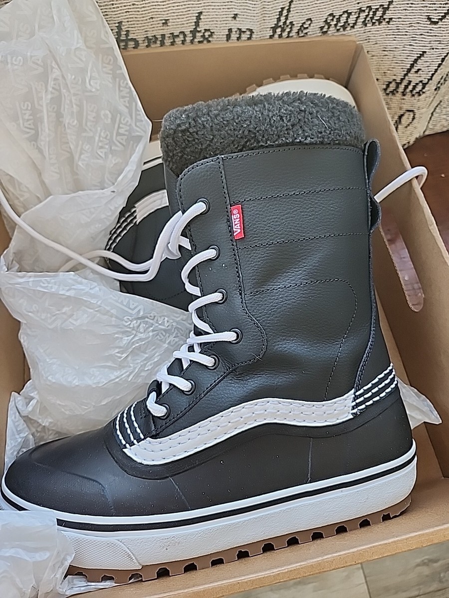 Vans Off The Wall Standard MTE Winter Snow Boots Black White