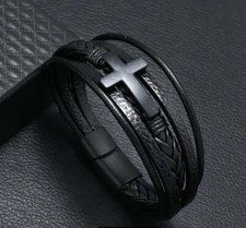 Men's Cross Bracelet