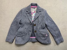 Joules Girls Gray Button Jacket 4 years