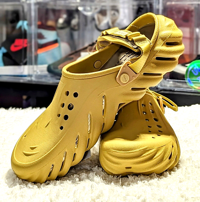 Crocs Echo Clogs Adults Shoes Slides - Desert Grass 207937-76A