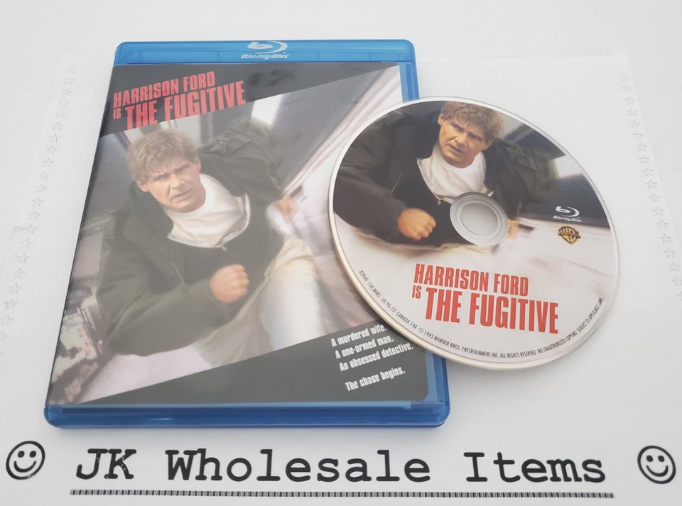 THE FUGITIVE & PATRIOT GAMES BLURAY DISK LOT 1993 DUO