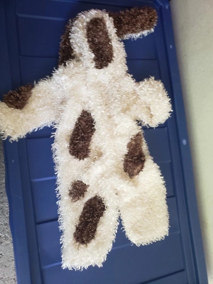 Disfraz de Cachorro Princesa Paraíso Talla 6-12 Mos, Tiene Orejas y Cola, Unisex, Suave, Cremallera Foto 3 de 4