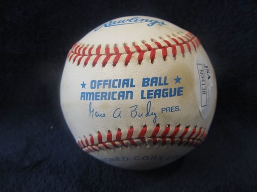 Harmon Killebrew (D 2011) handsignierter OAL (Budig) Baseball mit Aufschrift - JSA Zertifikat - Bild 5 von 9