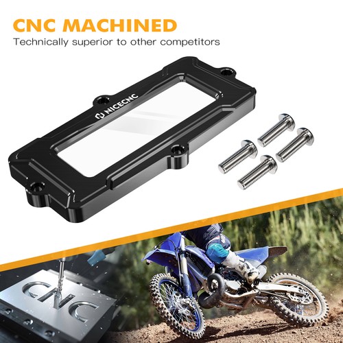 NICECNC Clear Power Valve Cover Cap For Yamaha YZ250 1999-2024 YZ250X 2016-2023 - Picture 6 of 9