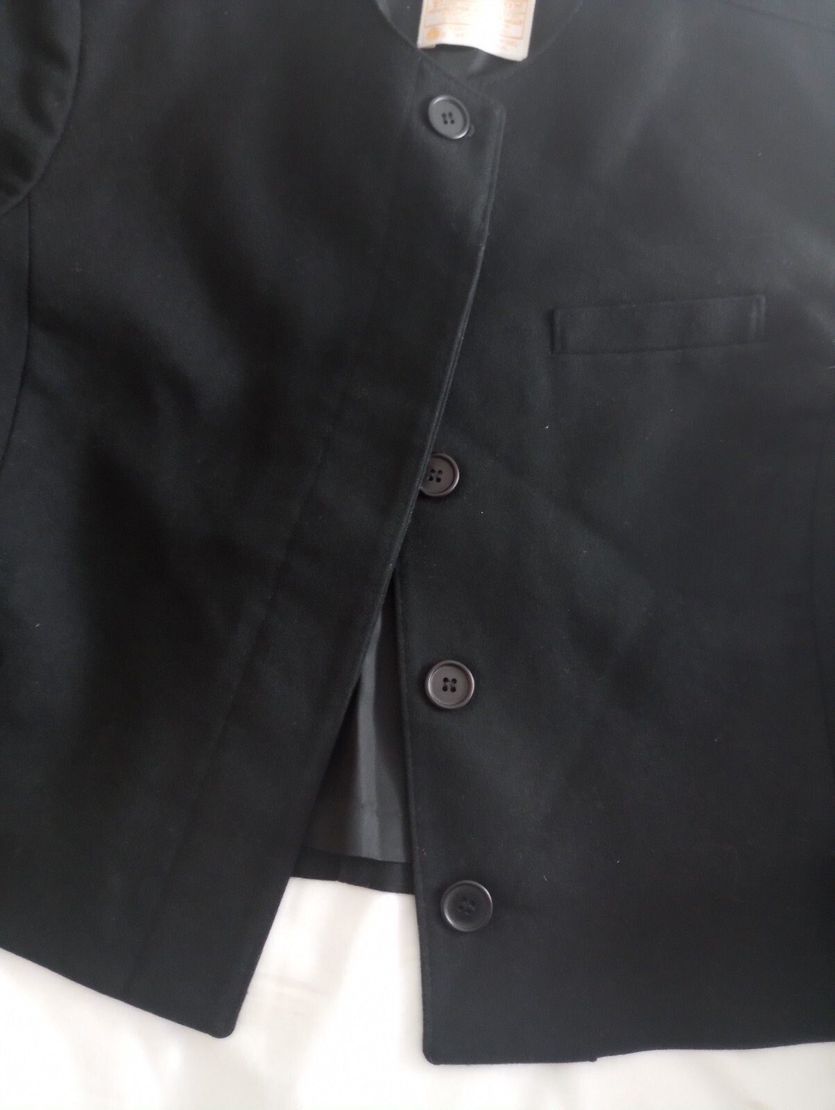 Pendleton Black Cropped Virgin Wool  Round Neck B… - image 8