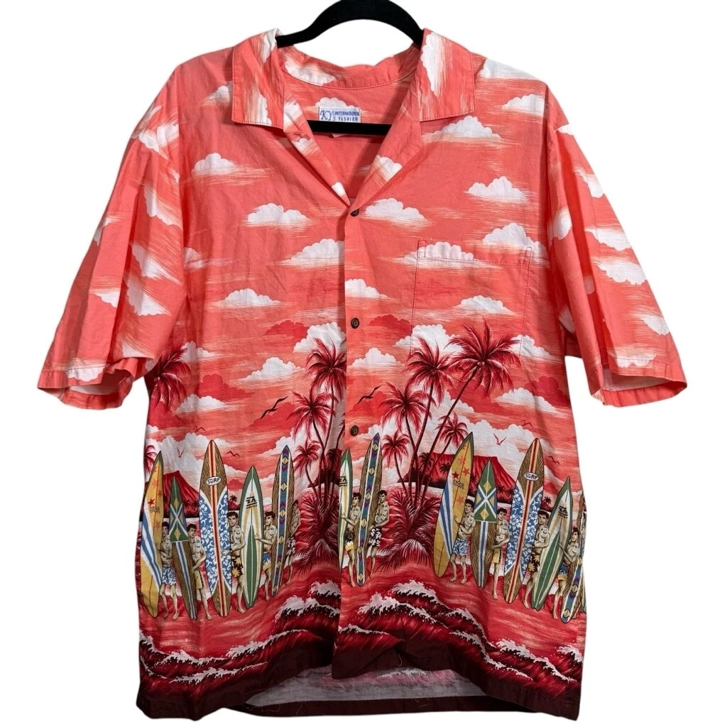 Vintage 80’s KY'S International Fashion Hawaiian Shirt XL
