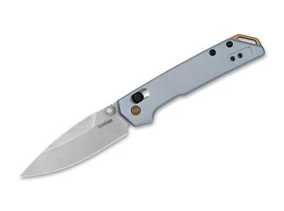 Kershaw Mini Iridium Ice Blue Taschenmesser D2 DuraLock Daumenpin ✔️ 01KS231