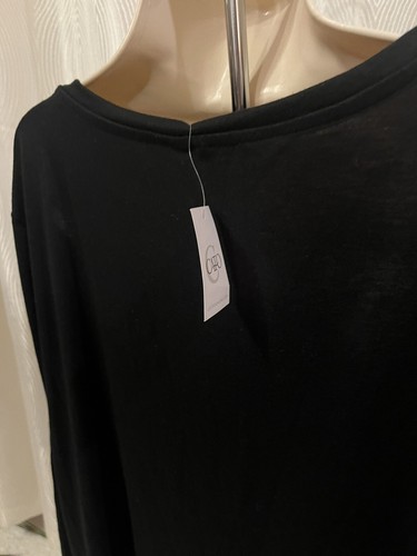 Catos Plus sportswear Womens shirt Black SZ 22/24W - Picture 3 of 3