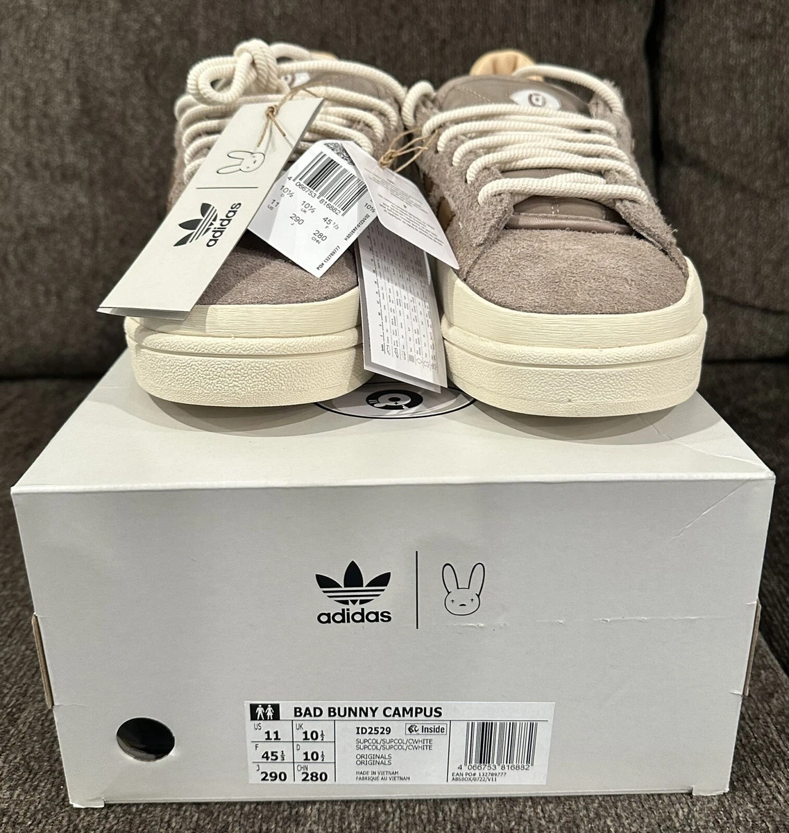 adidas Campus Light x Bad Bunny “Chalky Brown” - Size 11 - ID2529 - 2023 |  eBay