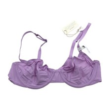 Smoothez by Aerie Bra Full Coverage Unlined Underwire Purple 34D