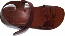 Holy Land Market Unisex Leather Biblical Sandals Jesus - Yashua Yousef Style